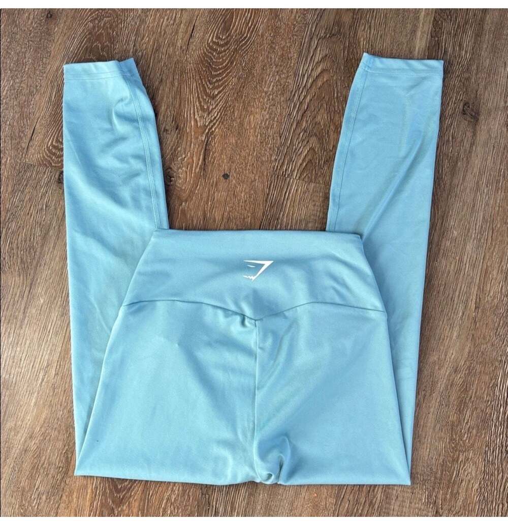 Gymshark Training 7/8 Leggings in Light Blue